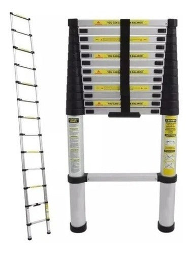 Alum Telescopic Ladder 13 Steps 3.80 Meters 0