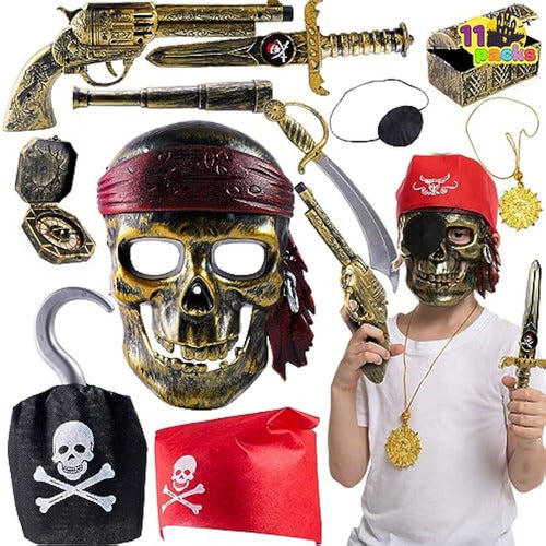 Joyin 10 Accesorios De Disfraz De Pirata De 0