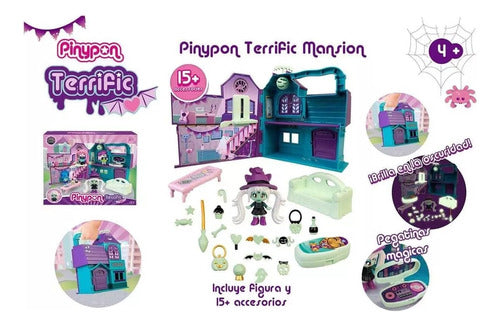 Caffaro Pinypon Terrific Mansion With Accessories And Original Figure 3