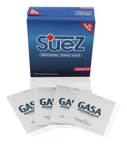 Sterile Suez Gauze 10 x 10 - Pack of 10 (12 Units) 0