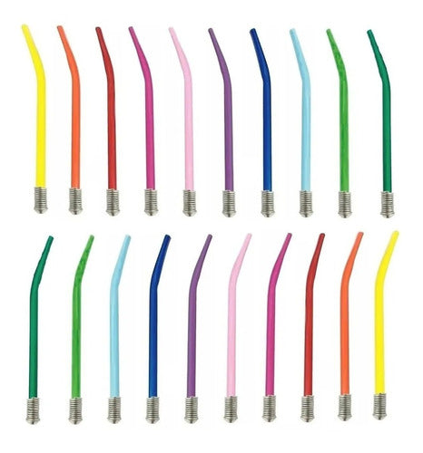 10 Metal Spring Colorful Straws with Choice 5