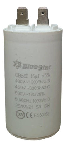 BlueStar Capacitor 16 Mf-UF Cilindro 0