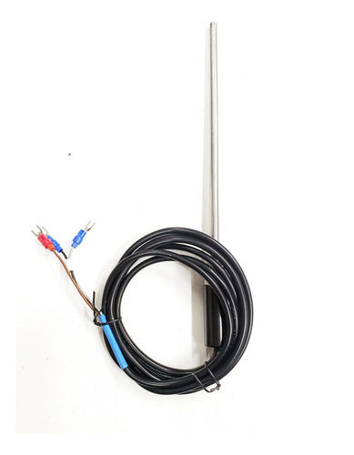PT100 Thermocouple, Probe Type, 2 Meters Length, -200-650°C 0
