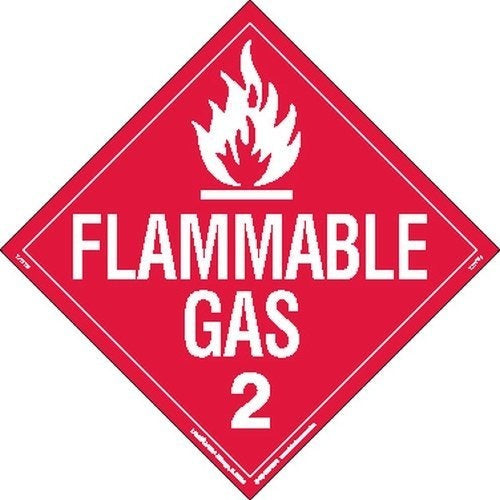 Labelmaster Zrvw8 Gas Inflamable Hazmat Rotulo Redactado Rig 0