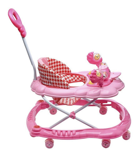 Baby Walker Car-Duck with Handle and Musical Tray with Toys 6