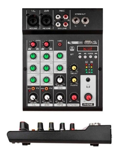 Ross Mixer M4u Professional DJ Equalizer USB Bluetooth 4.1 1