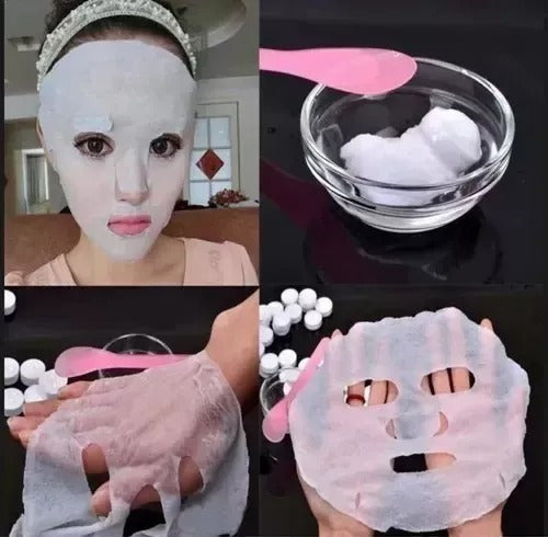 Compressed Facial Mask Capsule Pill x24 - Mascarilla Comprimida Facial Pastilla Cápsula X24U