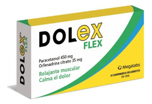 Dolex® Flex X 8 Comprimidos | Relajante Muscular 0