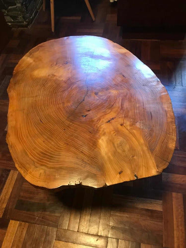 Mesa Ratona De Rodaja De Madera En Cedro 3