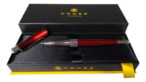 Cross Beverly Translucent Red Rollerball Pen 0