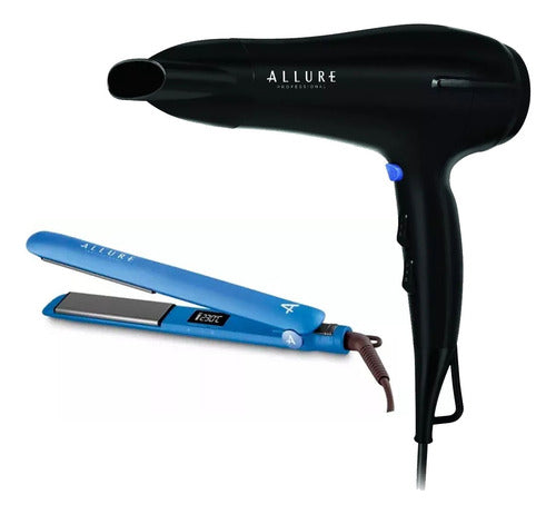 Allure Set Allure Secador Super Power + Planchita Titanium Pelo 6c 1