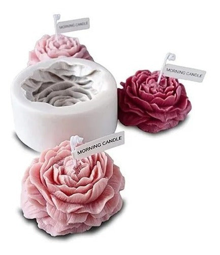 China Kit Emprendedor De Velas De Cera De Soja Flor Peonia 1