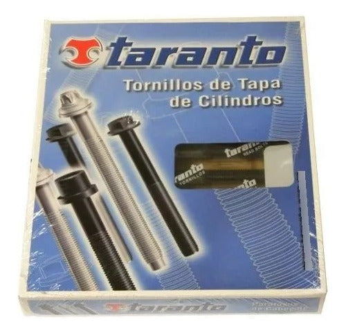 Set of 10 Taranto Bolts with Cylindrical Cap and Wing, 1.4/6 Corsa Engine 1