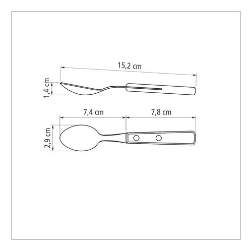 Tramontina Tea Spoon Set Polywood 6 Pieces 3