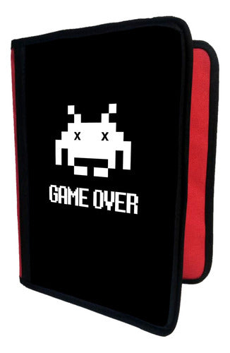 Fibracap Carpeta A4 + Funda Sublimada De Game Over Atari T473 0