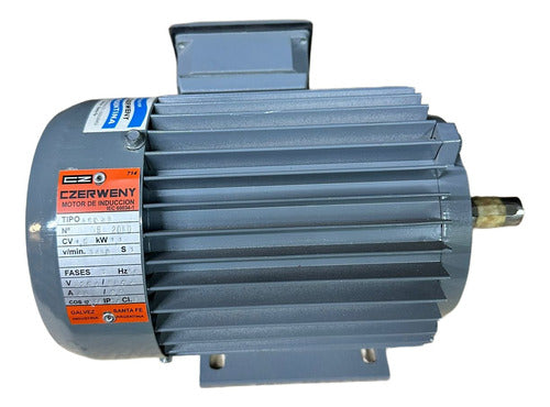 Motor 60hz 1,5 Hp X 3600 Rpm - 3 X 220v. - Czerweny 0