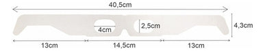 Everest Gráfica 3D Glasses - 100 Pack White and Wood Cardboard 6