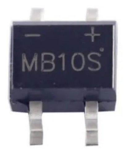 Pack X5 Puente De Diodo Mb10s 0.8a 1000v Smd 0