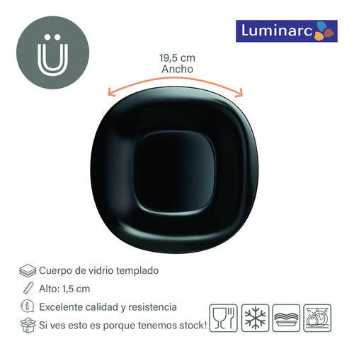 Luminarc Vajilla Set 16 Piezas De Vidrio Templado Opal Cocina 5