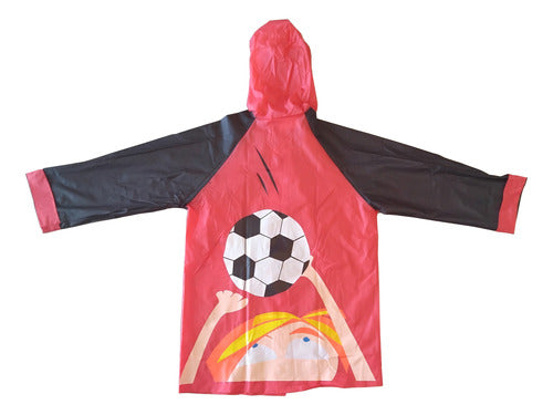 Cresko Piloto Para Lluvia Impermeable Infantil Futbol Magneto 1