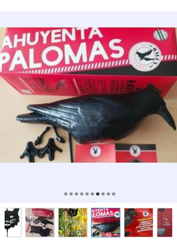 Espantapalomas Y Pájaros Cuervo + Katze Raven Triple Función 3