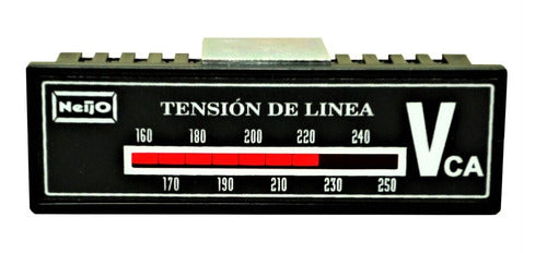 NeijO Voltímetro Para Tensión De Línea, 10 Segmentos-de 150 A 250v 1