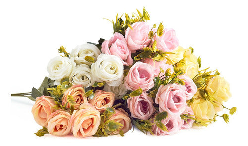 Serafina Rose Bouquet - Artificial Flowers Decoration 0