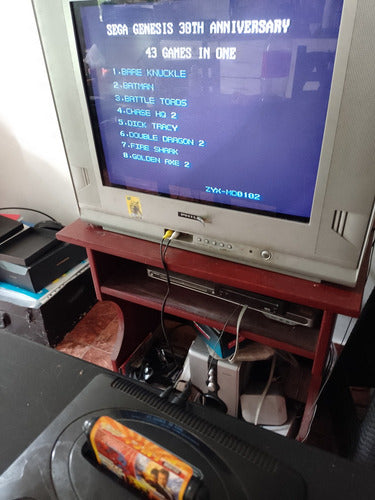 Sega Noventero Con Cartucho Multijuego Sin Repetir 1