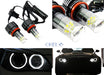 BMW 2 X H8 Cree Led Angel Eye Ring Marker Light 60W 1