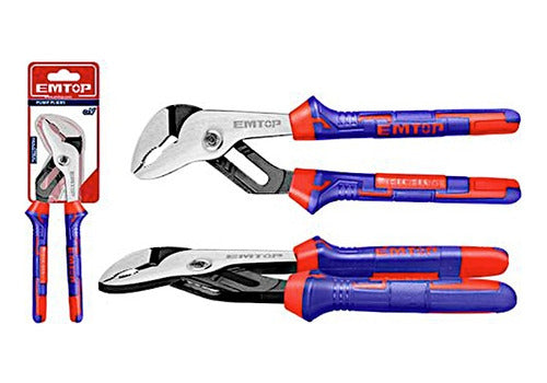 Emtop EPLRP1022 10"/250mm Adjustable Pipe Wrench Pliers 1