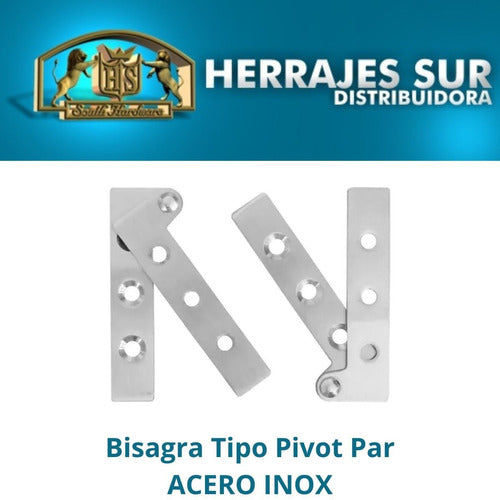 Bisagra Tipo Pivot Par Superior Inferior 65mm Mueble Der-izq 1