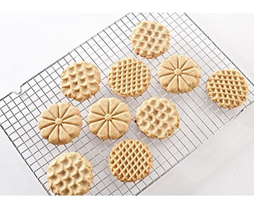 Sellos De Galletas De Reliquia Nordica, Plata Con Mangos De 3