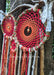 Large Dreamcatcher Headboard Deco Boho Gypsy Red/Orange 2