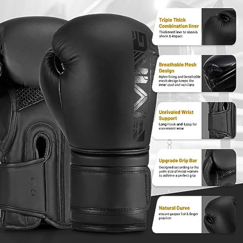 KUANG QUAN Professional Boxing Gloves for Men and Women 1