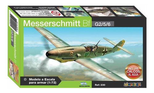 Modelex Messerschmitt Bf G2/5/6 1:72 Model Kit 230 Milouhobbies 0