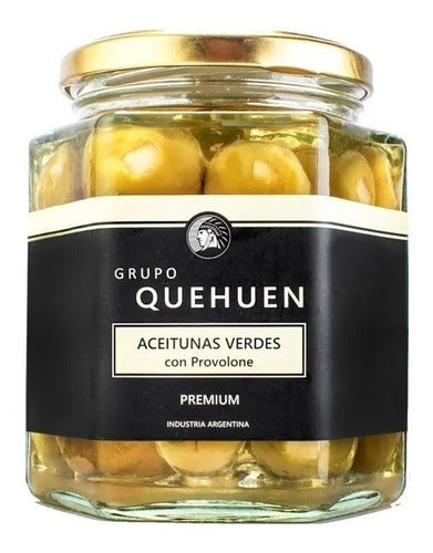 Green Olives Stuffed with Provolone Quehuen - 200g 0