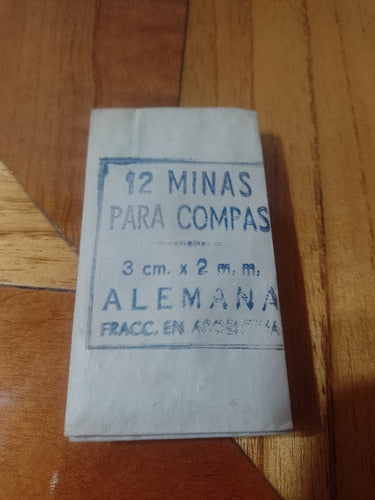 27 Sobres Minas Para Compás Alemanas 3 Cm. 3