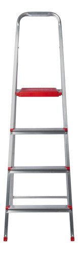 Lüsqtoff Home Ladder 4 Steps 1.30m Aluminum 1