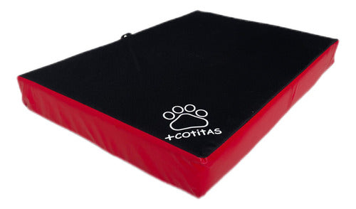 +COTITAS Large Anti-tear Mattress with Zippered Cover for Big Breeds 110x70 1