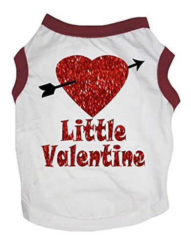 Petitebella Corazon Rojo Little Valentine White Puppy Dog R 0