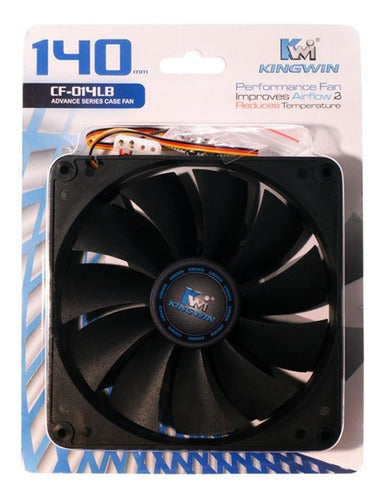 Kingwin 140mm CF-014LB Silent Fan for Computer Cases, Mining Rigs, and CPU Coolers 4