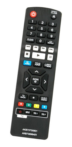 LG AKB73735801 Blu-Ray DVD Remote Control Replacement 0