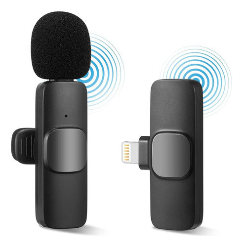 Lavalier Wireless Lapel Microphone Lightning for iPhone 3