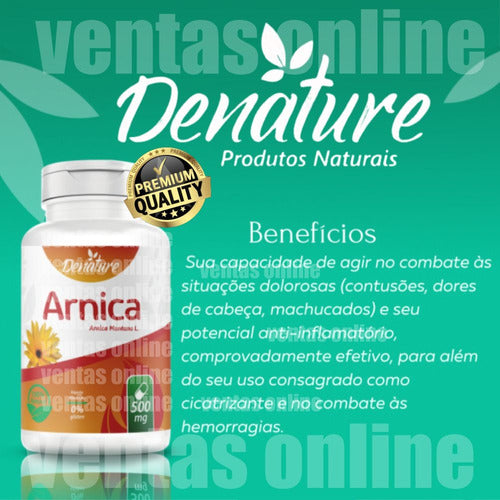 Denature Arnica Anti-Inflammatory Healing Capsules 2