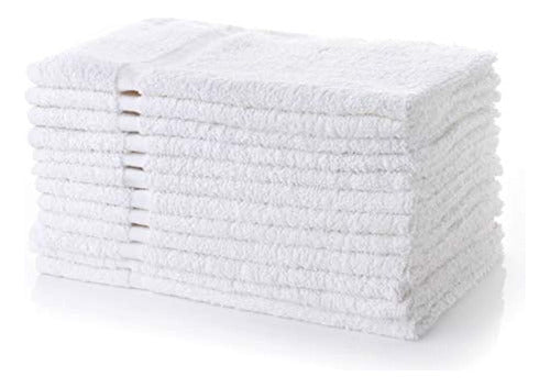 Simpli-Magic Cotton White Hand Towels Solutions De Limpieza 2