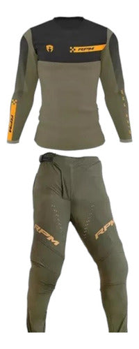 RPM Cross Bike Pro Green T: S-24/26 (Shirt/Pants) 0