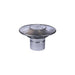 Galvanized 3" Chimney Cap with Two Rings - Ideal for Air Intake 0