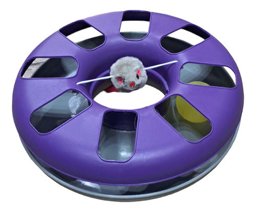 Model Interactive Cat Toy Circle with Mouse Ball 1