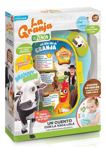 Ax Toys Cuento Con Vaca Lola Libro Musical La Granja De Zenón LS016 1