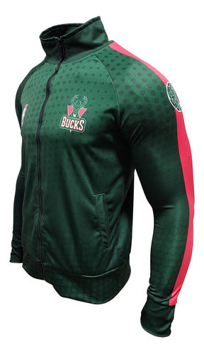 KAPHO (R) Ranglan Jacket Milwaukee Bucks 2021 Adults 1